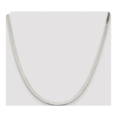 Sterling Silver 3.5mm Herringbone Chain – view 4