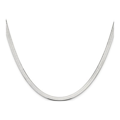 Sterling Silver 4.5mm Herringbone Chain – view 2