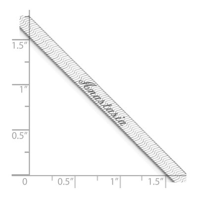 Sterling Silver 4.5mm Herringbone Chain Bracelet – view 8