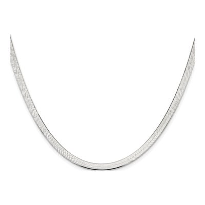 Sterling Silver 4.5mm Herringbone Chain – view 2