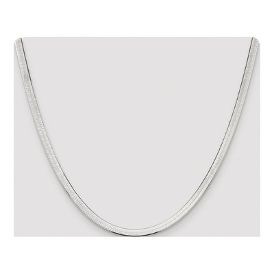 Sterling Silver 4.5mm Herringbone Chain – view 4