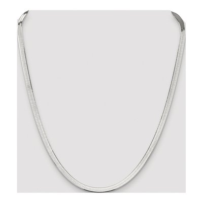 Sterling Silver 4.5mm Herringbone Chain – view 4