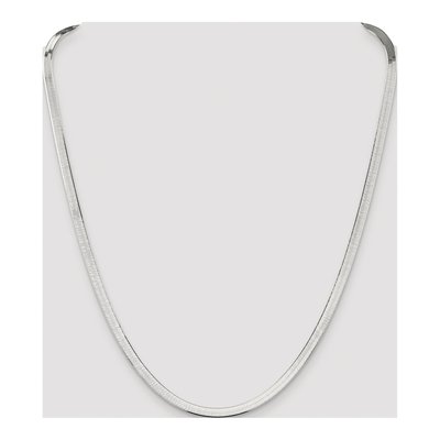 Sterling Silver 4.5mm Herringbone Chain – view 4