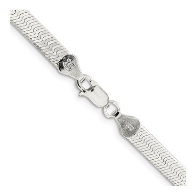 Sterling Silver 5.25mm Magic Herringbone Chain – view 3