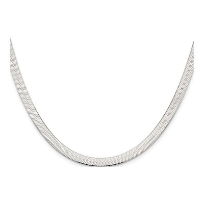 Sterling Silver 5.25mm Herringbone Chain – view 2