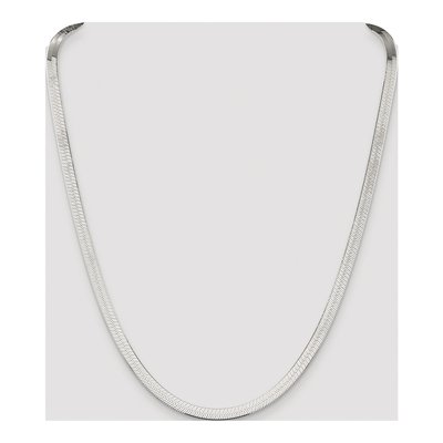 Sterling Silver 5.25mm Herringbone Chain – view 4