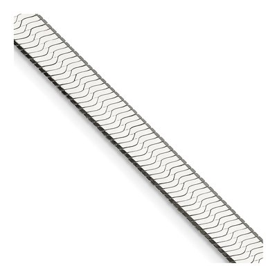 Sterling Silver 7.3mm Herringbone Chain