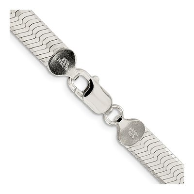 Sterling Silver 8mm Magic Herringbone Chain – view 3