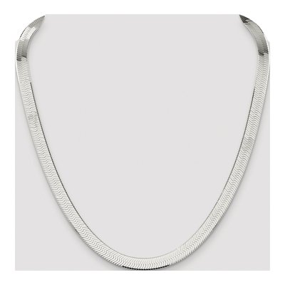 Sterling Silver 8mm Herringbone Chain – view 4