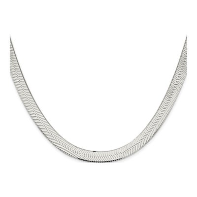Sterling Silver 8.75mm Magic Herringbone Chain – view 2