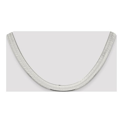 Sterling Silver 8.75mm Magic Herringbone Chain – view 4