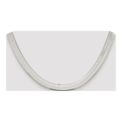 Sterling Silver 8.75mm Herringbone Chain – view 4
