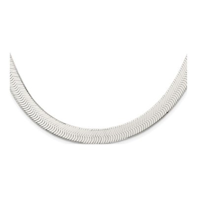 Sterling Silver 10.5mm Magic Herringbone Chain – view 2