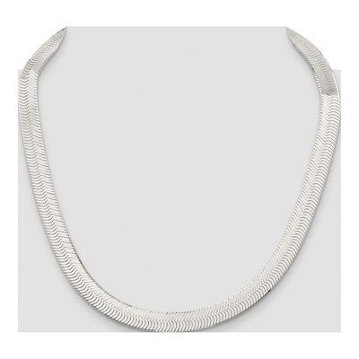 Sterling Silver 10.5mm Herringbone Chain – view 4