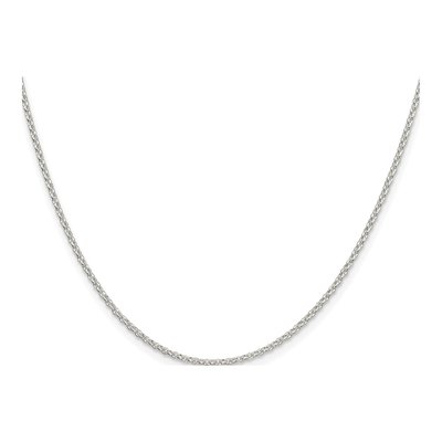 Sterling Silver 1.5mm Diamond-Cut Rolo Chain – view 2