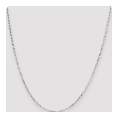 Sterling Silver 1.5mm Diamond-Cut Rolo Chain – view 4