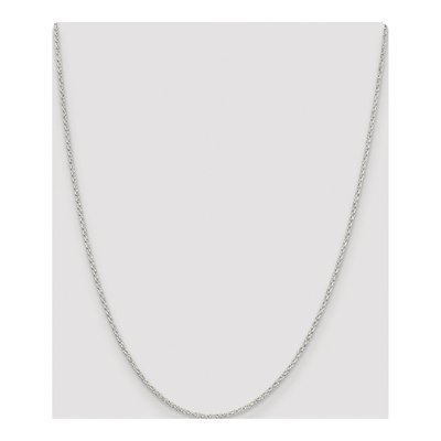 Sterling Silver 1.5mm Diamond-Cut Rolo Chain – view 4