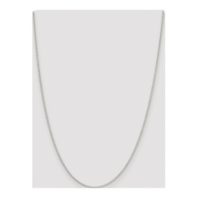 Sterling Silver 1.5mm Diamond-Cut Rolo Chain – view 4