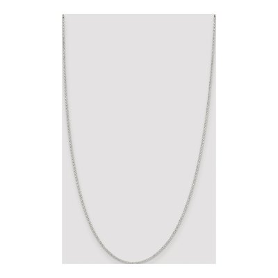 Sterling Silver 1.5mm Diamond-Cut Rolo Chain – view 4