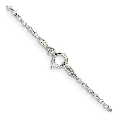 Sterling Silver 1.5mm Diamond-Cut Rolo Chain – view 3