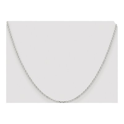 Sterling Silver 1.75mm Diamond-Cut Cable Rolo Chain – view 4