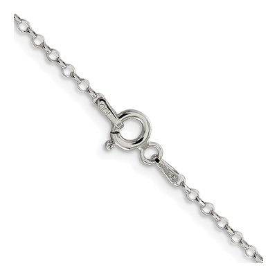 Sterling Silver 1.75mm Diamond-Cut Rolo Chain – view 3