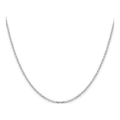 Sterling Silver 1.75mm Diamond-Cut Rolo Chain – view 2