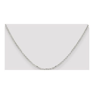 Sterling Silver 2.2mm Diamond-Cut Rolo Chain – view 4