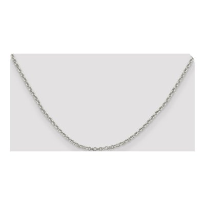 Sterling Silver 2.6mm Diamond-Cut Rolo Chain – view 4