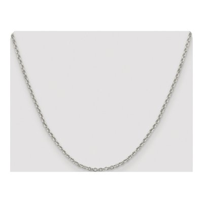Sterling Silver 2.6mm Diamond-Cut Rolo Chain – view 4
