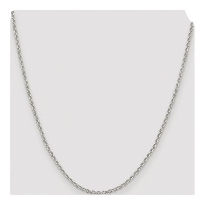 Sterling Silver 2.6mm Diamond-Cut Rolo Chain – view 4