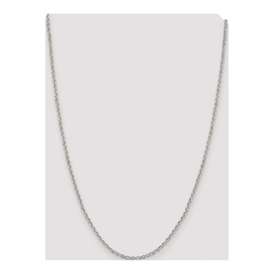 Sterling Silver 2.6mm Diamond-Cut Rolo Chain – view 4