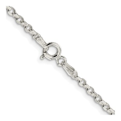 Sterling Silver 2.6mm Diamond-Cut Rolo Chain – view 3