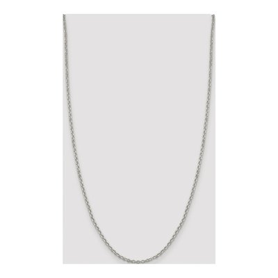 Sterling Silver 2.6mm Diamond-Cut Rolo Chain – view 4