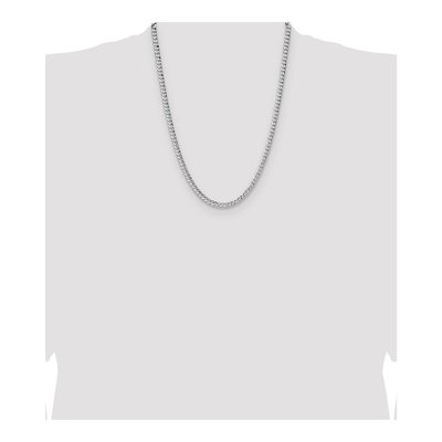 Sterling Silver 4.75mm Hammered Curb Chain – view 4