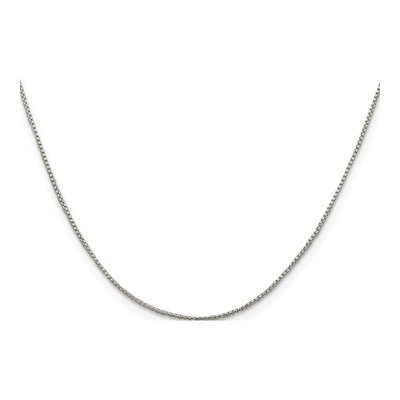 Sterling Silver 1mm Round Box Chain – view 2