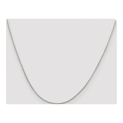 Sterling Silver 1mm Round Box Chain – view 4