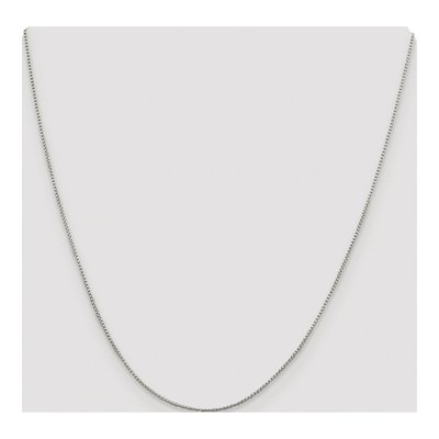 Sterling Silver 1mm Round Box Chain – view 4