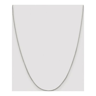 Sterling Silver 1mm Round Box Chain – view 4