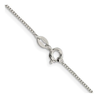Sterling Silver 1mm Round Box Chain – view 3