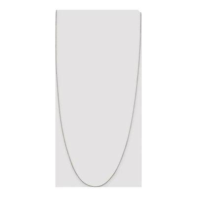 Sterling Silver 1mm Round Box Chain – view 4