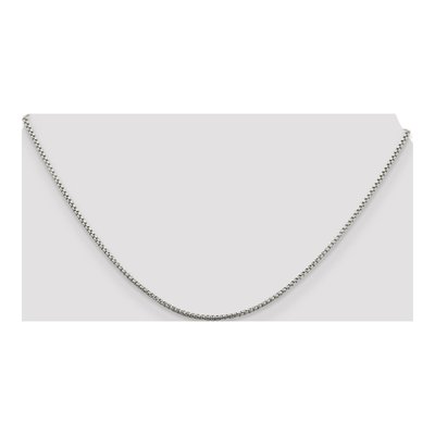 Sterling Silver 1.5mm Round Box Chain – view 4