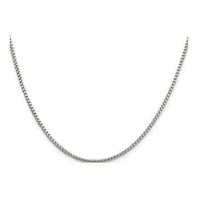 Sterling Silver 1.75mm Round Box Chain – view 2