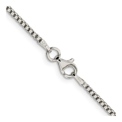 Sterling Silver 1.75mm Round Box Chain – view 3