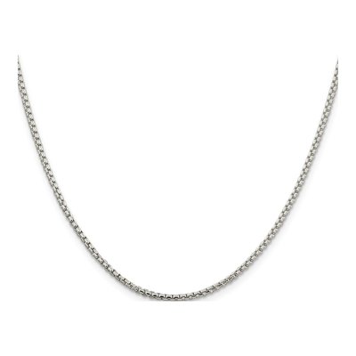 Sterling Silver 2mm Round Box Chain – view 2