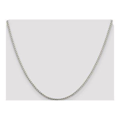 Sterling Silver 2mm Round Box Chain – view 4