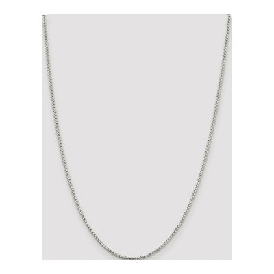 Sterling Silver 2mm Round Box Chain – view 4