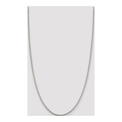 Sterling Silver 2mm Round Box Chain – view 4
