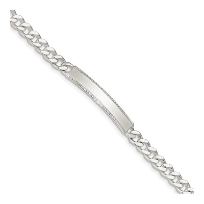 Sterling Silver Curb ID Bracelet