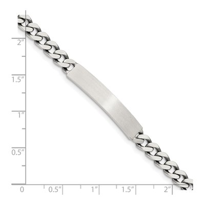 Sterling Silver Curb ID Bracelet – view 4